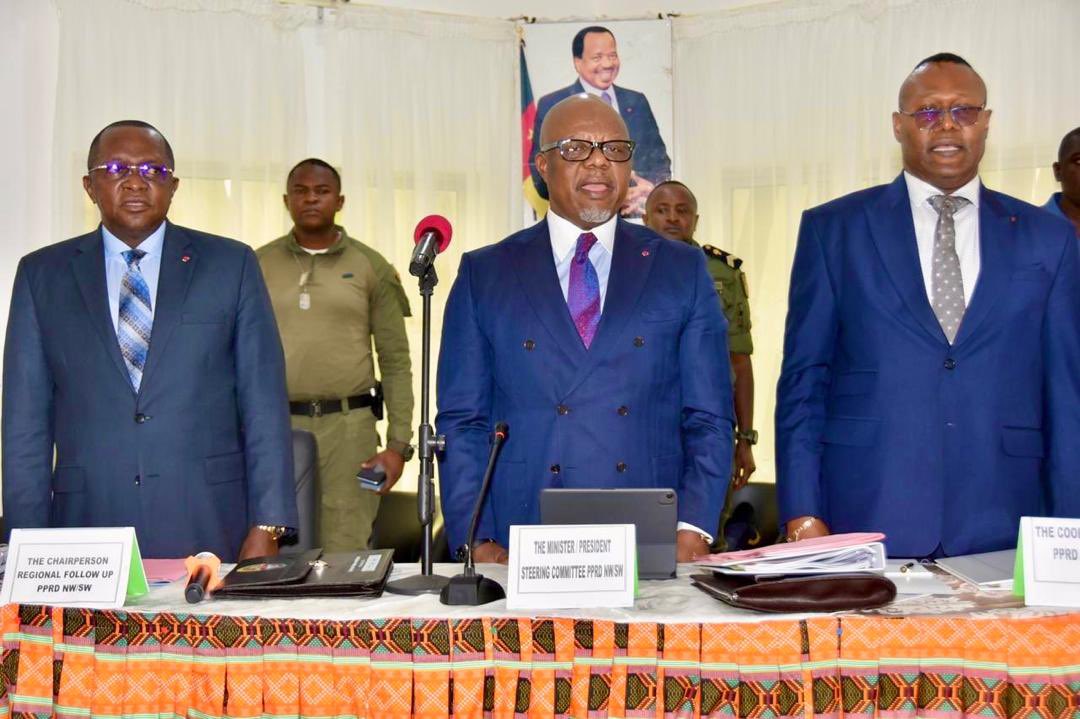 PNUDCameroun's tweet image. UNDP🇨🇲 #RecoveryProgramme has showcased it's implementation strides & engaged stakeholders at the 2nd Regional Follow-Up committee of #PPRD #SWRegion.
#PPRD-NW/SW Steering Committee President, Min. @paultasong thanked UNDP for satisfactory implementation of recovery phase.