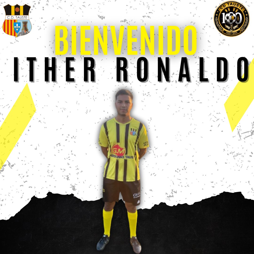 CD_Tauste's tweet photo. FICHAJE✍🏻

Hoy os presentamos a Ither, que reforzará la delantera para esta temporada.

Viene procedente del Illueca, y el año pasado militó en el Cortés y aportara sus goles para conseguir el objetivo.

Bienvenido a Tauste. Las Rozas esperan tus goles⚽️😉 https://t.co/A1aHckrNUz