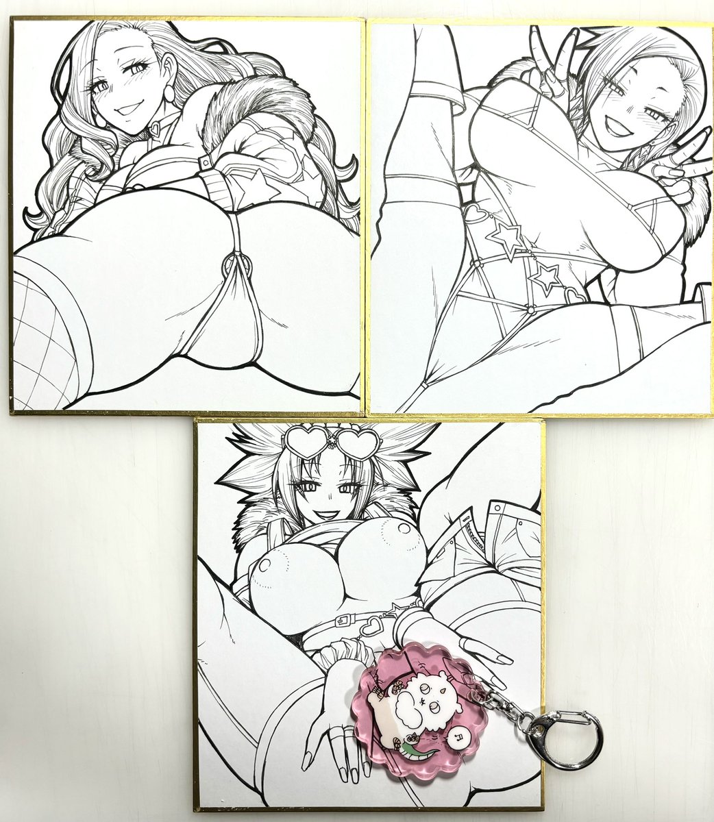 オリジナルギャル色紙も持ってくよ 