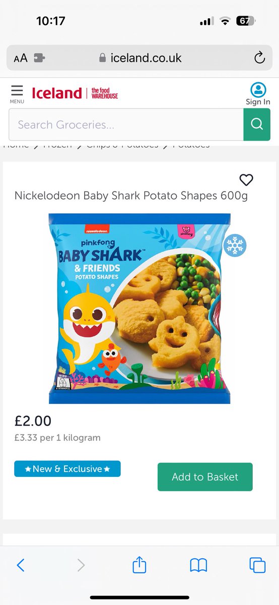 AmyEShannon91's tweet photo. @IcelandFoods are these only online? https://t.co/Y3AHlUIrtR