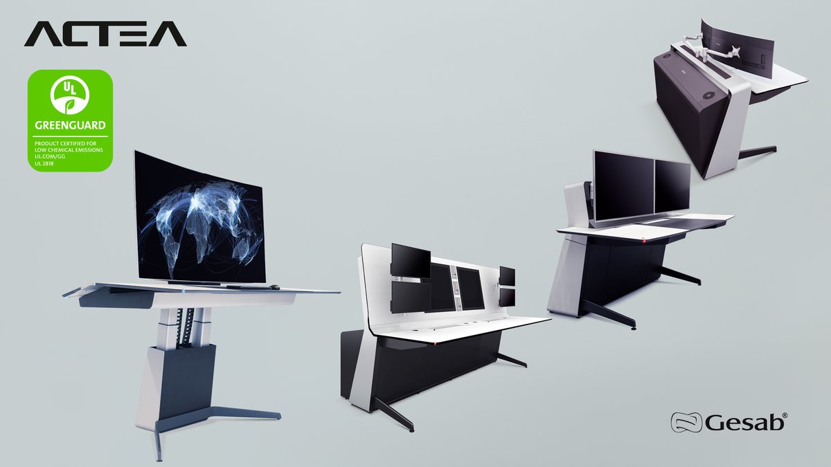 Gesabgroup's tweet image. ¿Sabes que nuestras consolas de control poseen la certificación GREENGUARD? Esto acredita que los materiales utilizados en la fabricación de las series Advantis, ACTEA y Meet garantizan el impacto positivo en la calidad del aire.

#Greenguard #medioambiente #consolasdecontrol