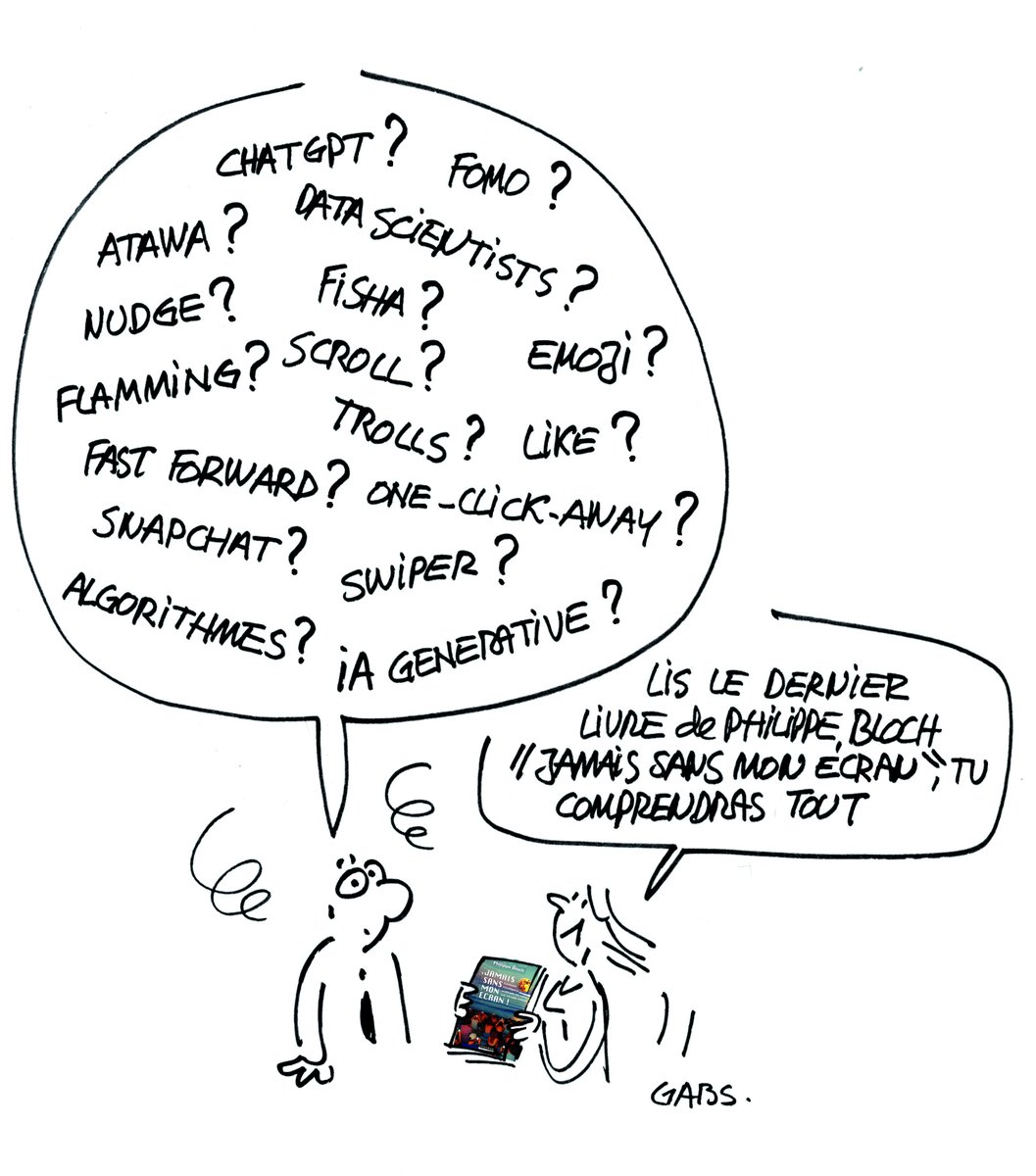 J'ai lu ce livre"Jamais sans mon écran" et j'ai appris plein de choses! C'est toujours ça de pris .