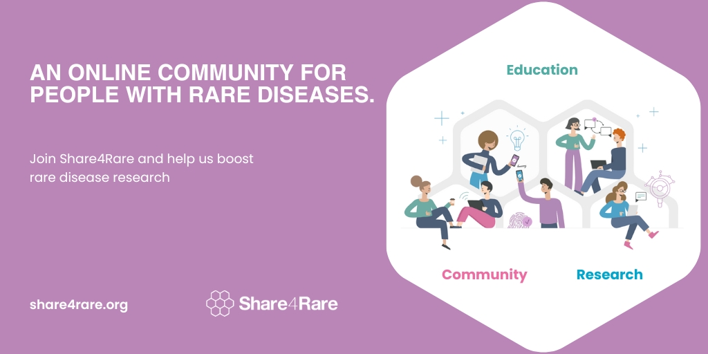 Share4Rare_eng's tweet image. 💻 On #Share4Rare, you will find people who understand your concerns, your questions, and your challenges. You will connect with people like you 💖

🔬 Help us drive and accelerate research into #rarediseases 

Sign up now ✍️ bit.ly/S4R-Registrati…