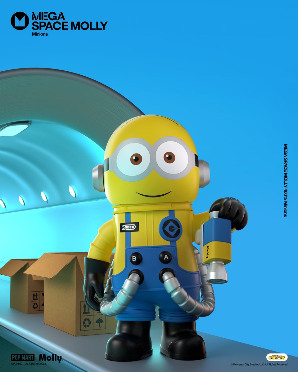 🆕MEGA SPACE MOLLY 400% Minions SPACE MOLLY × Minionsコラボ