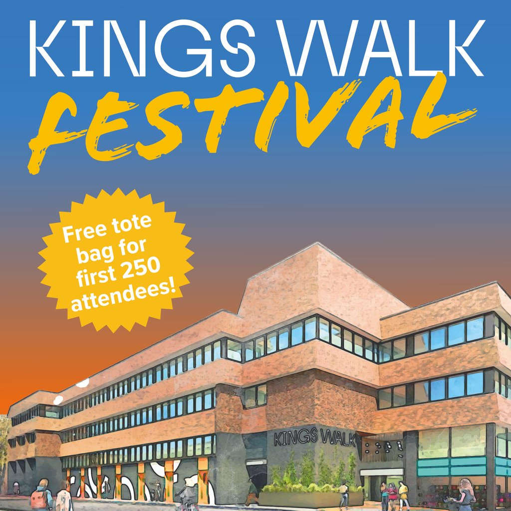 The Kings Walk Festival is back! 

Next Saturday 28th September we'll be celebrating the fun, food and creativity of our little collective of independent businesses.

PLUS - free tote bag for the first 250 attendees.

Last year was a million miles of fun - so don't miss it!