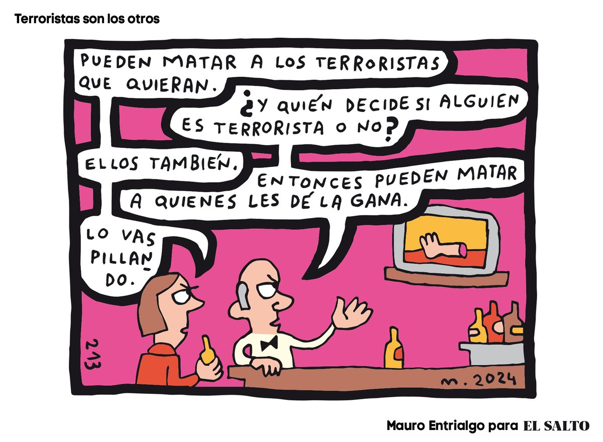 📷Terroristas son los otros, por Mauro Entrialgo <a href="/Tyrexito/">Mauro Entrialgo</a> para El Salto