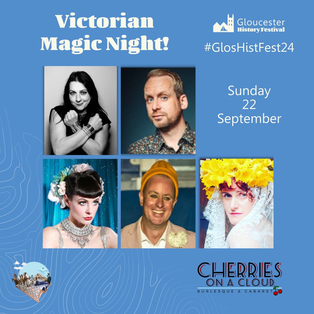 Our Victorian Magic Night will be a night of magic, mystery &amp; cabaret! Top magician <a href="/WhoIsAndi/">Andi Gladwin</a> and history of magic expert Sue Rowbotham in conversation with <a href="/DrJaninaRamirez/">Prof Janina Ramirez</a> explore ‘Father of British Magic’ John Nevil Maskelyne's extraordinary life. gloucesterhistoryfestival.co.uk/events/magic-n…