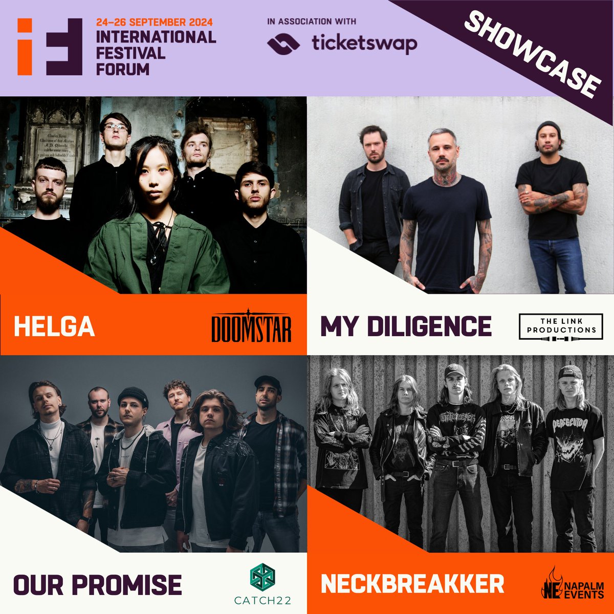 International Festival Forum (IFF) (@iff_rocks) on Twitter photo <a href="/SoloMusicAgency/">Solo Music Agency</a> <a href="/theclauseuk/">THE CLAUSE</a> <a href="/itbagency/">ITB Agency</a> <a href="/naimabock/">Naima Bock</a> <a href="/sisterbandldn/">Sister</a> <a href="/wingsofdesir3/">Wings of Desire</a> <a href="/jcstewart/">JC STEWART</a> <a href="/jerubmusic/">JERUB</a> <a href="/its_R_O_R_Y/">RØRY</a> <a href="/waltdisco/">WALT DISCO</a> <a href="/NLmusicexport/">Dutch Music Export</a> <a href="/wearethevices/">The Vices</a> <a href="/PaulaCendejas/">la cendejas</a> <a href="/primarytalent/">mary nielson</a> <a href="/Sunday1994band/">Sunday (1994)</a> <a href="/tommywatomiwa/">Tommy WÁ</a> <a href="/XrayTouring/">X-ray Touring</a> <a href="/lapsleyyyy/">Låpsley</a> <a href="/paulilovejoy/">Pauli The PSM</a> 🌆 <a href="/ATCLive/">ATC Live</a> — Ebbb, <a href="/Lambrini_Girls/">Lambrini Girls</a>, Loverman and <a href="/uglyofficialuk/">Ugly</a>
🎆 Rising Metal: <a href="/DoomstarAgency/">Doomstar Bookings</a>, Catch 22, Napalm Events and <a href="/thelinkprod/">The Link Productions</a> — Helga, <a href="/MyDiligence/">My Diligence</a>, <a href="/ourpromiseband/">OUR PROMISE</a> and Neckbreakker <a href="/SoloMusicAgency/">Solo Music Agency</a> <a href="/theclauseuk/">THE CLAUSE</a> <a href="/itbagency/">ITB Agency</a> <a href="/naimabock/">Naima Bock</a> <a href="/sisterbandldn/">Sister</a> <a href="/wingsofdesir3/">Wings of Desire</a> <a href="/jcstewart/">JC STEWART</a> <a href="/jerubmusic/">JERUB</a> <a href="/its_R_O_R_Y/">RØRY</a> <a href="/waltdisco/">WALT DISCO</a> <a href="/NLmusicexport/">Dutch Music Export</a> <a href="/wearethevices/">The Vices</a> <a href="/PaulaCendejas/">la cendejas</a> <a href="/primarytalent/">mary nielson</a> <a href="/Sunday1994band/">Sunday (1994)</a> <a href="/tommywatomiwa/">Tommy WÁ</a> <a href="/XrayTouring/">X-ray Touring</a> <a href="/lapsleyyyy/">Låpsley</a> <a href="/paulilovejoy/">Pauli The PSM</a> 🌆 <a href="/ATCLive/">ATC Live</a> — Ebbb, <a href="/Lambrini_Girls/">Lambrini Girls</a>, Loverman and <a href="/uglyofficialuk/">Ugly</a>
🎆 Rising Metal: <a href="/DoomstarAgency/">Doomstar Bookings</a>, Catch 22, Napalm Events and <a href="/thelinkprod/">The Link Productions</a> — Helga, <a href="/MyDiligence/">My Diligence</a>, <a href="/ourpromiseband/">OUR PROMISE</a> and Neckbreakker