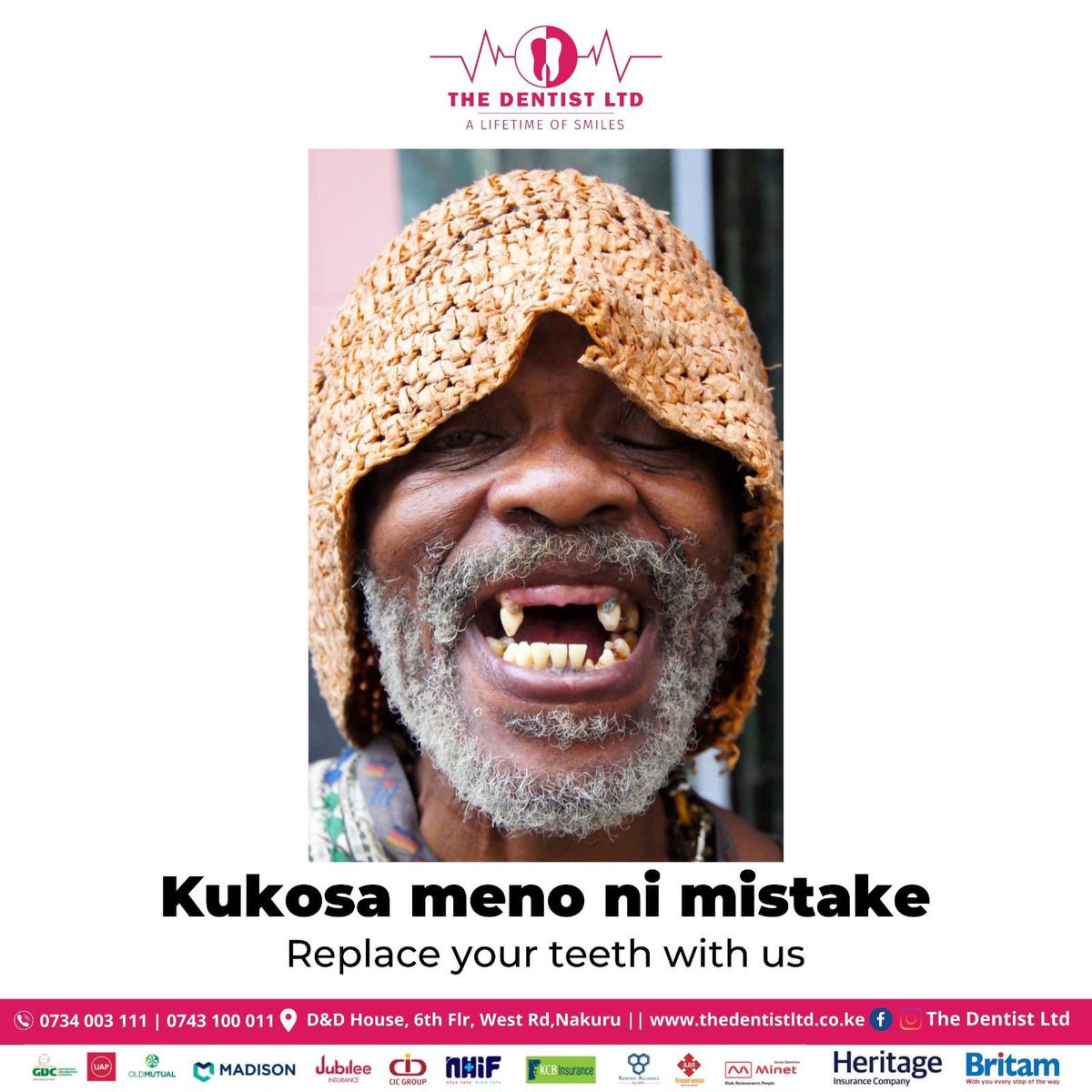 DentistLtd's tweet photo. Whatever the reason for your missing teeth, replace them with us.😊 https://t.co/U2yCNFPJCi