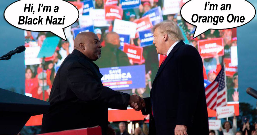 TheRealThelmaJ1's tweet image. Mark Robinson and Donald Trump were made for each other