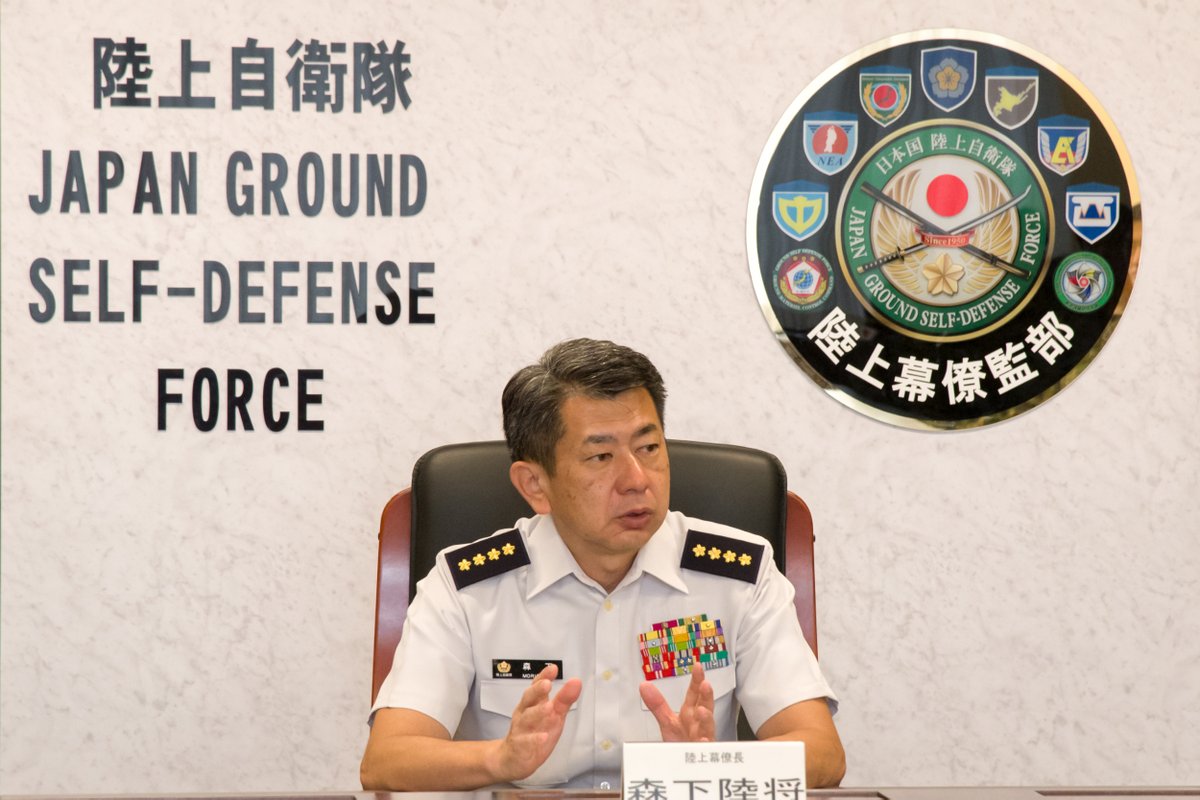 JGSDF_pr's tweet photo. 14 members of #EasternArmy have reported their departure to GEN Morishita ,CS,GSO to participate in capacity building cooperation project with Timor Leste Defence Force on Sep 20. @ModJapan_en https://t.co/1ZJoHLKZ4K