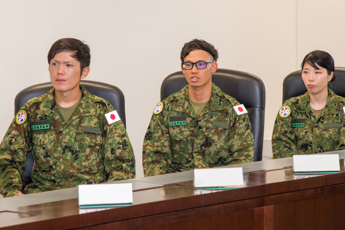 JGSDF_pr's tweet photo. 14 members of #EasternArmy have reported their departure to GEN Morishita ,CS,GSO to participate in capacity building cooperation project with Timor Leste Defence Force on Sep 20. @ModJapan_en https://t.co/1ZJoHLKZ4K
