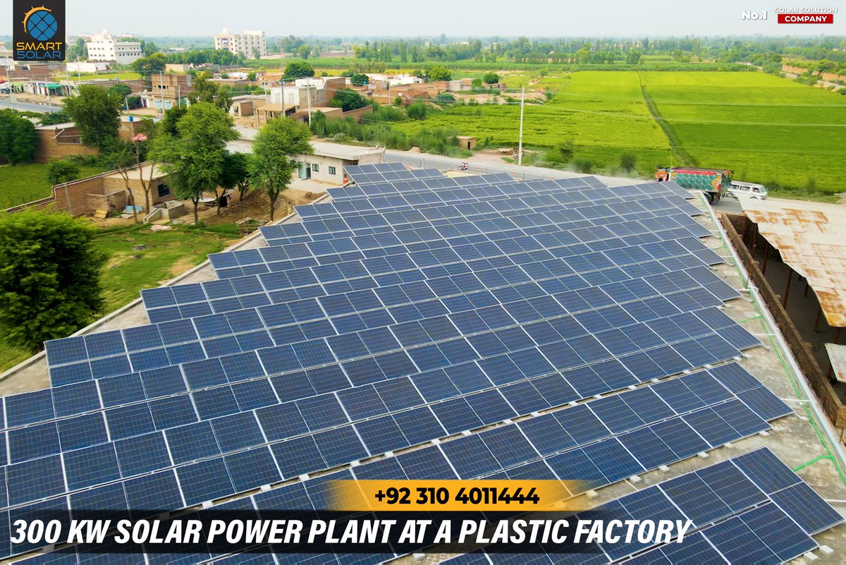 SmartSolarPak's tweet photo. 300 kW solar power plant at a Plastic Factory... #SmartSolar
For more details please contact 0311-4011444 https://t.co/6ZV9K13YP0