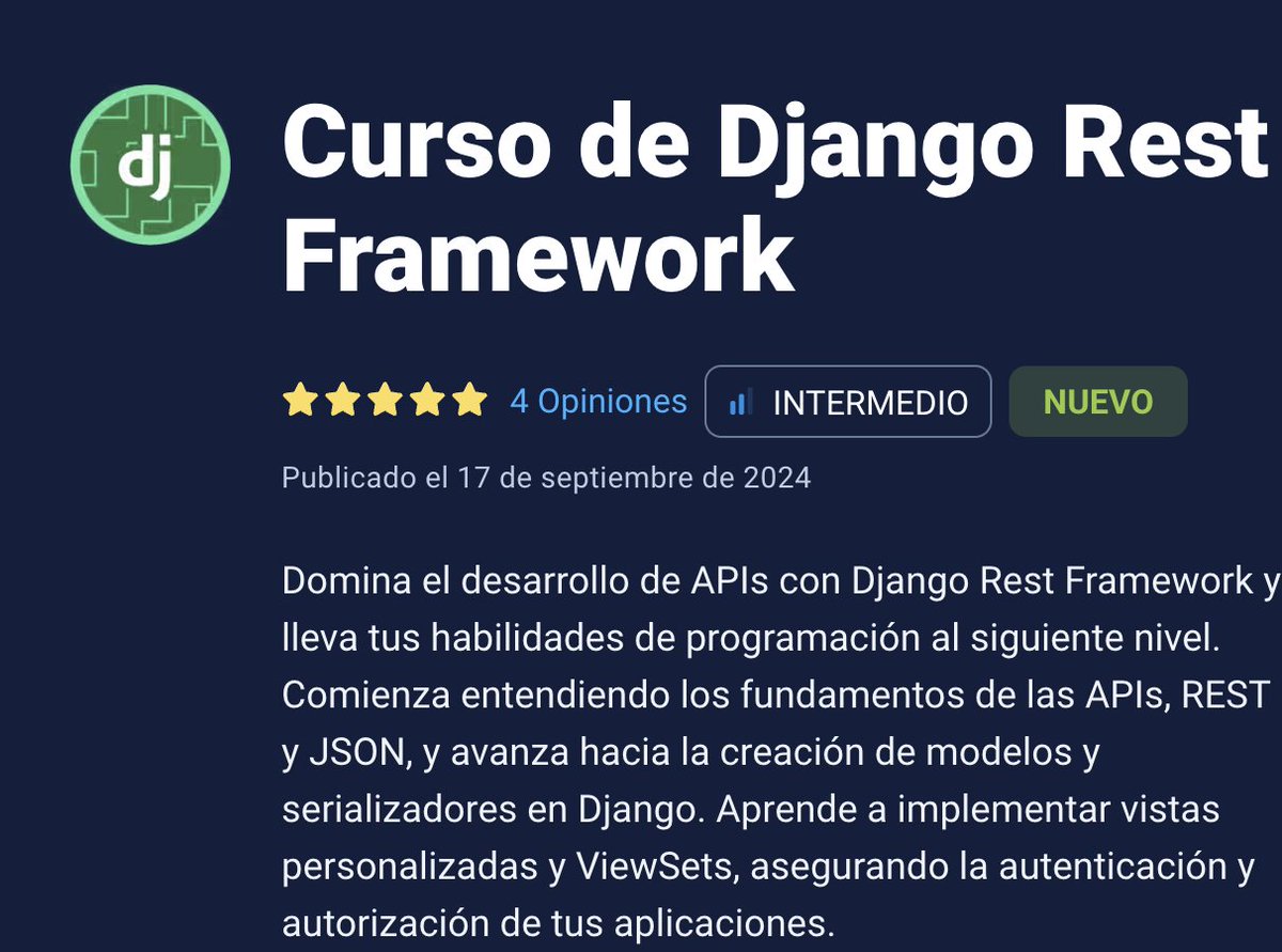 GeovanniBerdugo's tweet image. Gente de @platzi como sugerencia, seria genial tener un tag en cada curso donde se indique la ruta a la que pertenece (adjunto un curso como ejemplo).