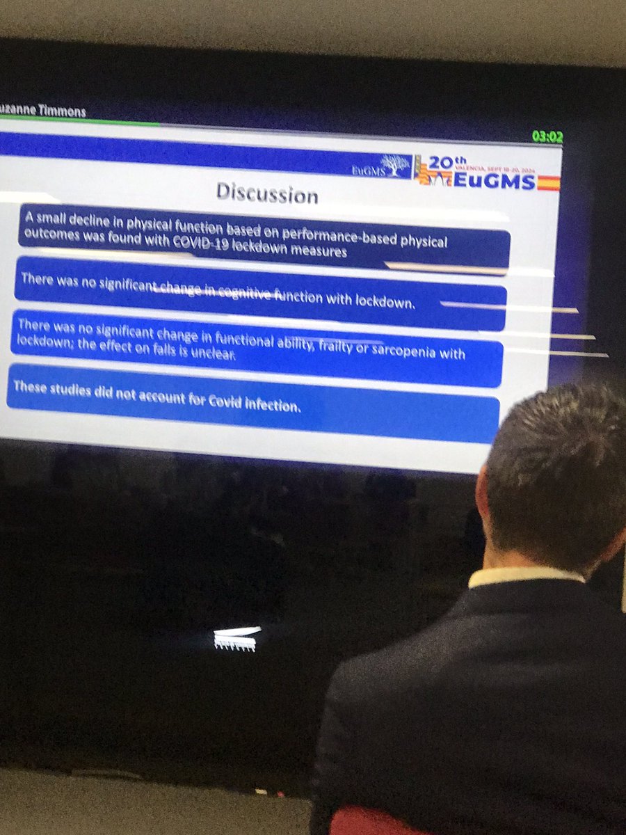 Corina Naughton (@corinanaughton1) on Twitter photo Prof Timmons Syst Review on impact of lock down on older people in nursing homes, small changes in physical and may be cognitive function <a href="/EuGMSSociety/">EuGMS - European Geriatric Medicine Society</a> <a href="/UCCMedHealth/">UCC Medicine & Health</a> Prof Timmons Syst Review on impact of lock down on older people in nursing homes, small changes in physical and may be cognitive function <a href="/EuGMSSociety/">EuGMS - European Geriatric Medicine Society</a> <a href="/UCCMedHealth/">UCC Medicine & Health</a>