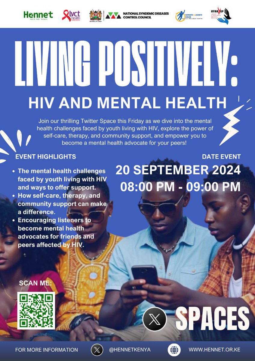 i_ambozzi_'s tweet photo. Connect with others who understand. Sharing experiences can be incredibly healing. Join our online community this evening, there's great insights on living positively.#PreventionAndSupport
@HennetKenya 
@AYARHEP_KENYA
@KennethJacobsH1
@nsdcc_Kenya
@LVCTKe https://t.co/4yjJF8SHVi