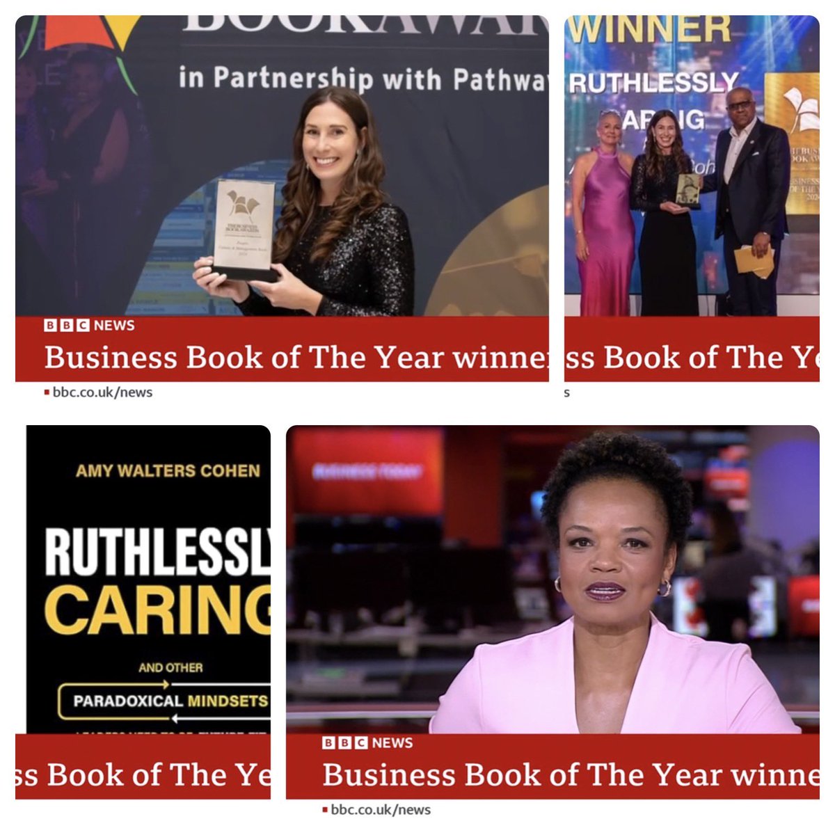 The Book Publicist (@bookpublicistuk) on Twitter photo Thrilled to secure a BBC news interview for the amazing Amy Walters Cohen whose book Ruthlessly Caring (Wiley) was announced ⭐️The Business Book of the Year 2024 ⭐️ in the <a href="/BizBookAwardUK/">Business Book Awards</a> #mediapartner #promo #bba2024 Thrilled to secure a BBC news interview for the amazing Amy Walters Cohen whose book Ruthlessly Caring (Wiley) was announced ⭐️The Business Book of the Year 2024 ⭐️ in the <a href="/BizBookAwardUK/">Business Book Awards</a> #mediapartner #promo #bba2024