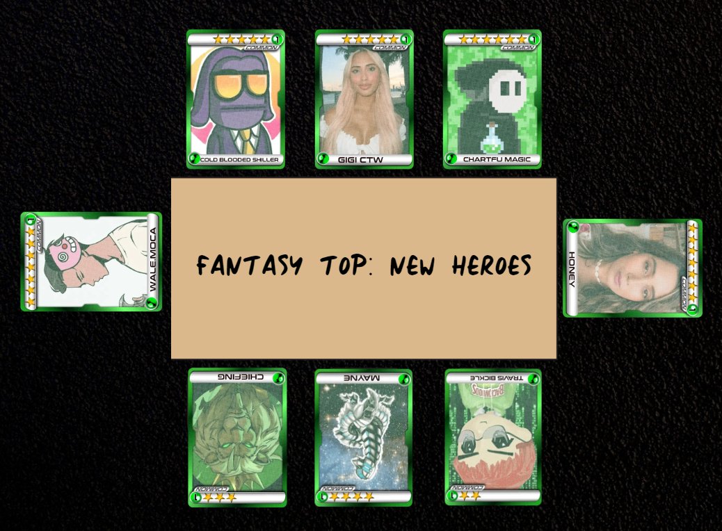 Khallid4397's tweet image. Fantasy Top: New Heroes

Fantasy Top just introduced 7 new heroes, bringing excitement and a fresh twist to the line-up.

This shakes things up for Main Tournament 18. 

Here’s a quick thread to give you some insight into these new heroes.

Let’s dive in.

🧵1/9