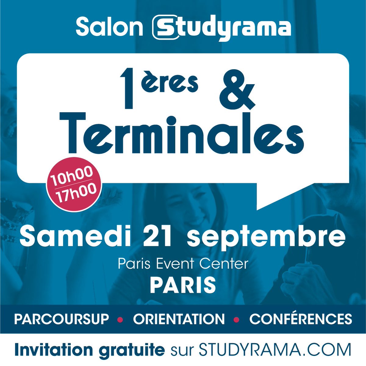 Anais_Neuns's tweet photo. Envie de découvrir l'@IESEG ? Rendez-vous ce samedi 21 septembre sur le salon des 1ères et Terminales @studyrama au Paris Event Center. #VisitIESEG https://t.co/gBug7VWO8y