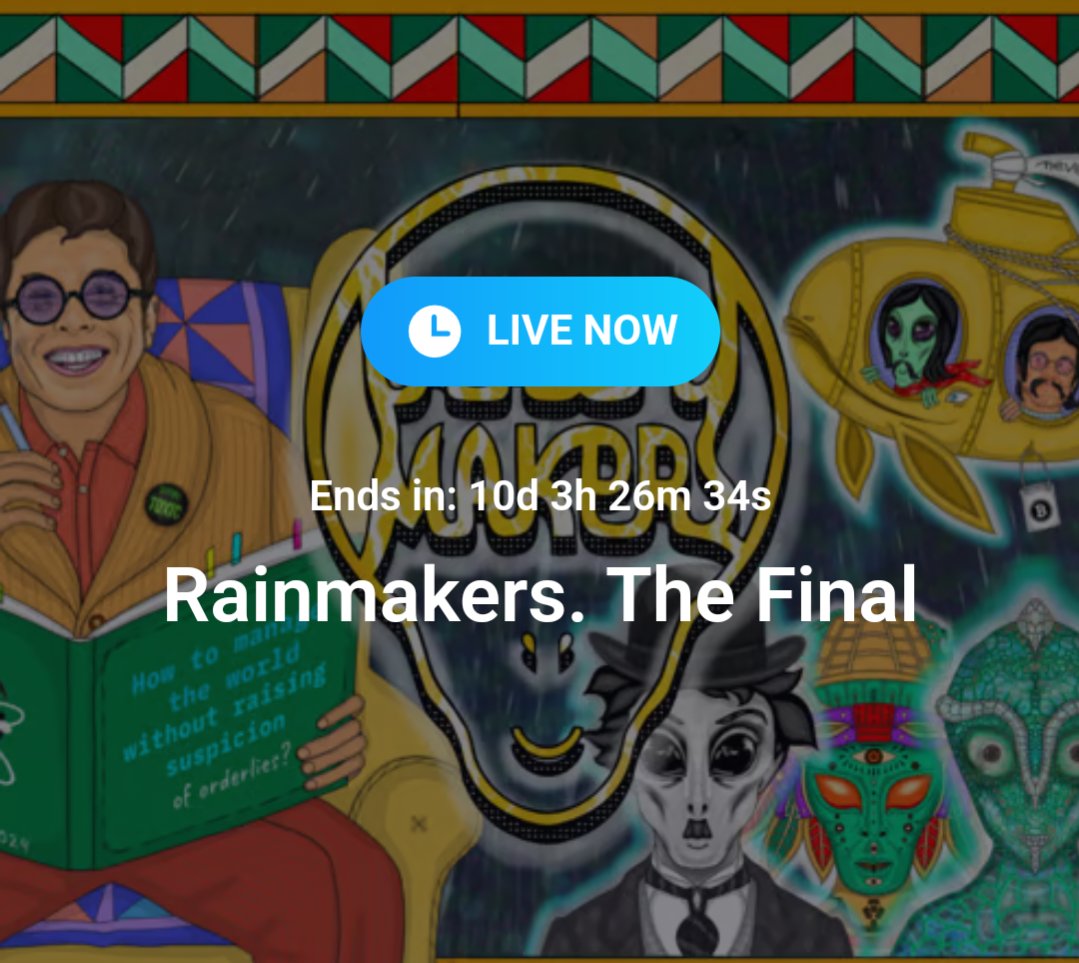 Hey #crofam ! 🤗

All packs are SOLD OUT! I hope you're loving the Rainmakers! 👽

You can still grab an Open Edition of your choice in the next 10 days! 😊

Wishing you an amazing weekend! And remember to keep your NFTs safe in your wallets until the Airdrops! 👽

#NFTCommunity