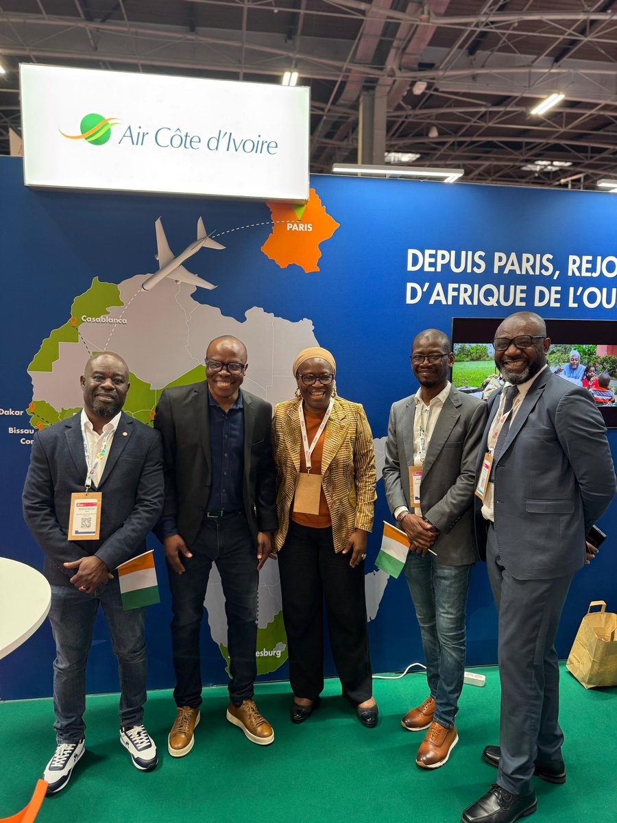 AirCI_Officiel's tweet photo. Nous avons eu le plaisir de participer au salon @iftmparis Top Résa 2024, qui s'est tenu à Paris du 17 au 19 septembre en prélude au prochain lancement de notre ligne Paris-Abidjan.
@asalfomagic
#aircotedivoire #topresa #airline https://t.co/9HJHAe5P12