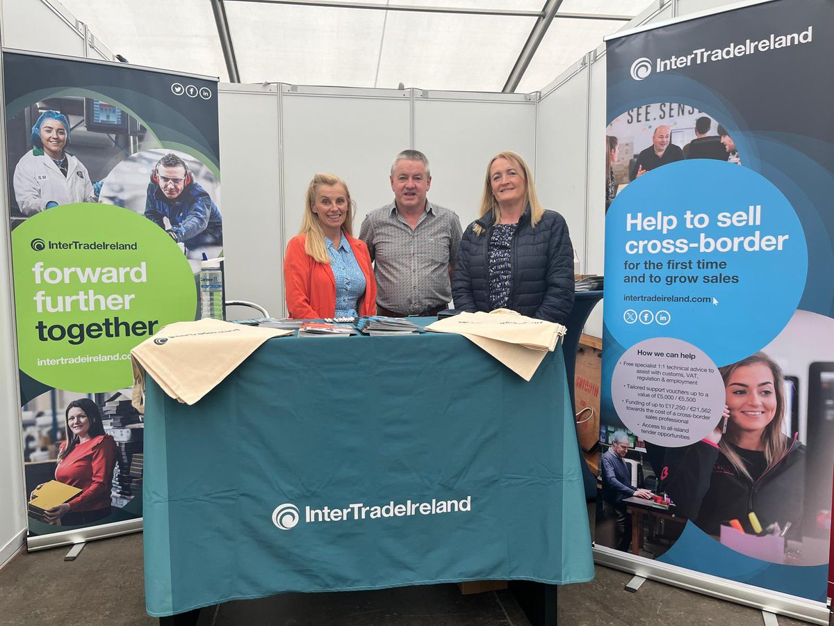SalesPlusIre's tweet photo. Delighted to meet Sharon  Greenan and Gráinne Lennon Lennon from @Inter_Trade at the @NPAIE  yesterday.
Lots of enterprise support available for businesses - let us help you find out about these supports.
https://t.co/HymEim8NkU

#SalesPlus #NationalPloughingChampionships https://t.co/4AQGZqw8fm