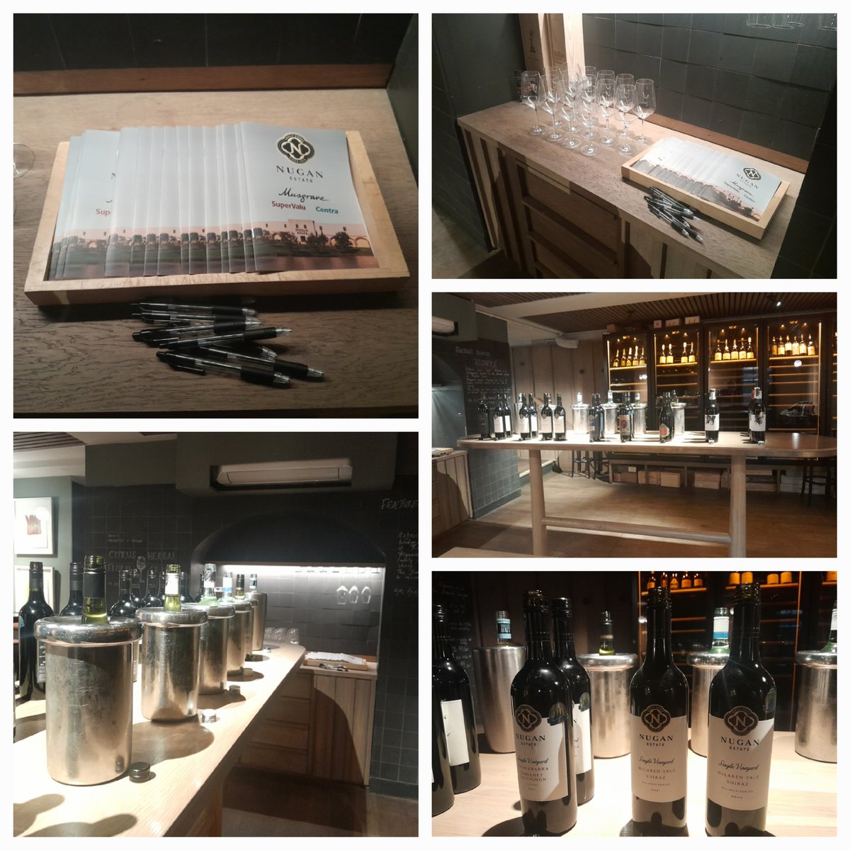 Press Tasting for Nugan Estate in ELY Wine Bar today, all set up &amp; good to go!🍷 Looking 4ward to seeimg you all #NuganEstate