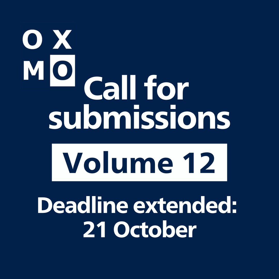 📢 We've extended our submission deadline!

Please submit your papers for Vol 12 of the Oxford Monitor of Forced Migration by 21 October.

We welcome academic articles, field reports, legal analysis, policy critiques &amp; creative works on forced migration: shorturl.at/9b8VP