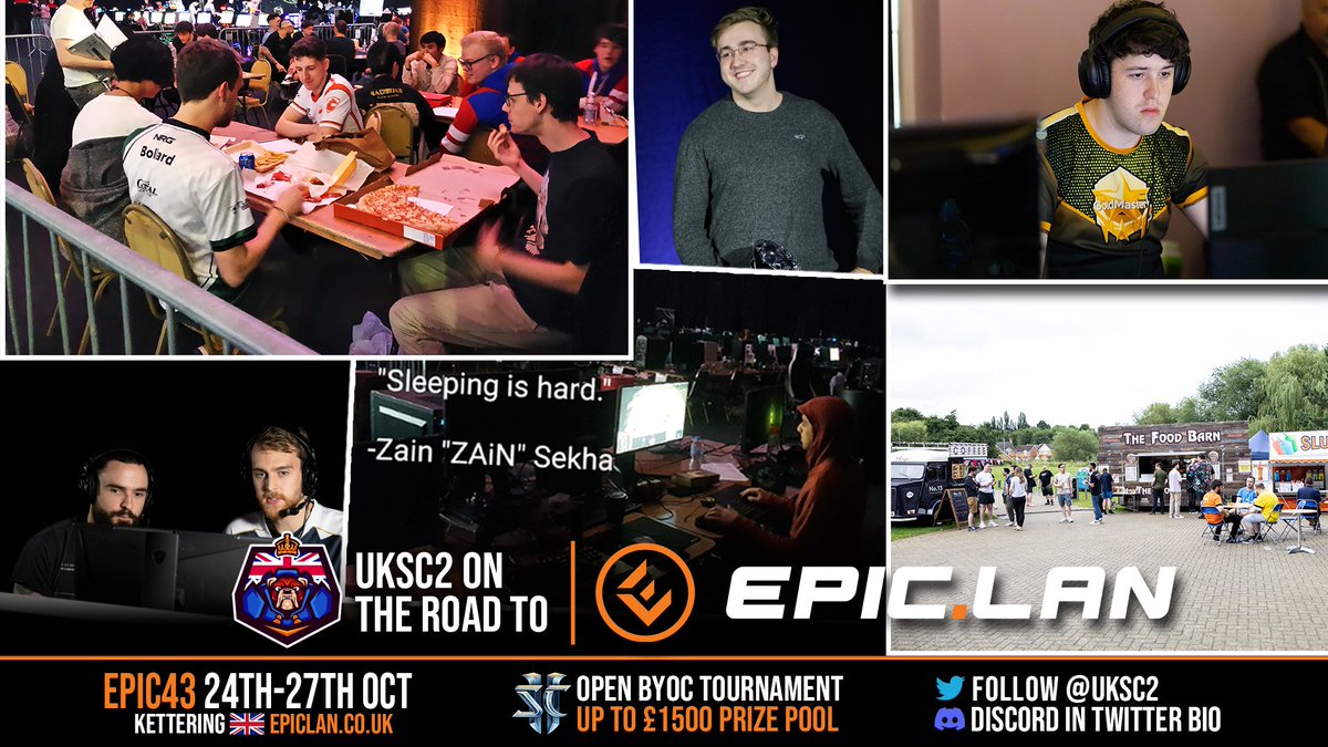 🇬🇧 Open UK StarCraft 2 LAN #EPIC43 is less than five weeks away! 🏆

Join the amazing UKSC2 community for a weekend of gaming! 🖥️

📅 24th-27th October
💰 Up to £1500 prize pool 
🗺️ Kettering Conference Centre, UK

🗒️ Our guide: reddit.com/r/starcraft/co…