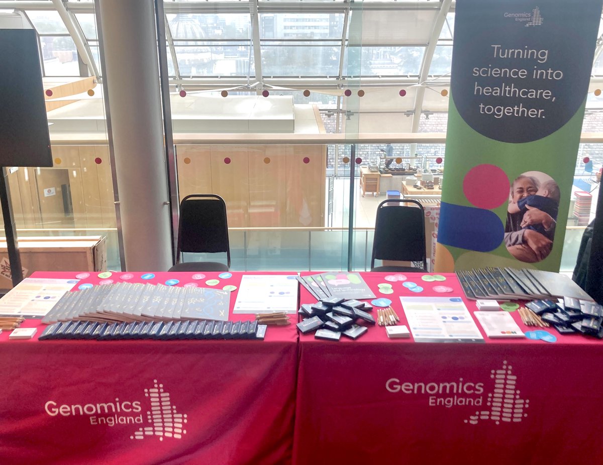 GenomicsEngland's tweet photo. We are delighted to be at Inaugural HDR UK Early Career Researcher Forum event today. Come by and visit our stand! 
More information via this link: https://t.co/pVee079fxe
@HDR_UK https://t.co/DpjNutTKUN