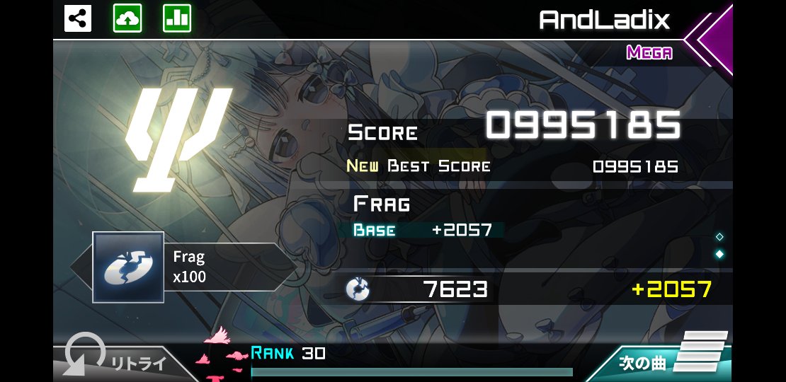 kuris428's tweet photo. AndLadix[MEGA]でPSIランク、0995185点を獲得しました。 #dynamix
#halv #ADA https://t.co/g3vBzj6hOO