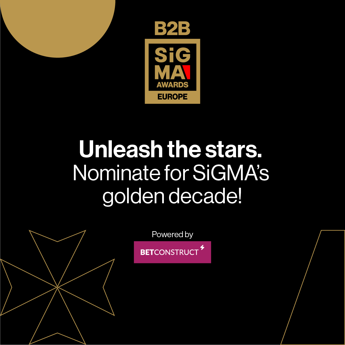 SiGMAworld_'s tweet photo. 💥 It’s time to recognize the pioneers of gaming! Nominations for the #SiGMAEurope B2B Awards are now open!
⏳ Deadline: October 4th
⚡ Powered by @BetConstruct
Nominate your industry heroes👉 https://t.co/nQ8VV2oYpB
#MaltaWeek #B2BAwards #InnovationLeaders https://t.co/zJpxzyRJxb