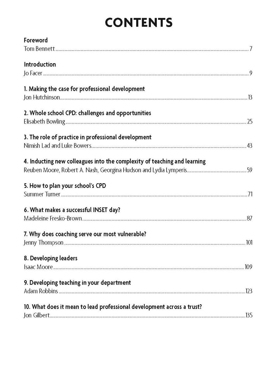 Only a week to go until publication of the latest book in our brilliant <a href="/researchED1/">researchED</a> series. <a href="/jo_facer/">Jo Facer</a> has corralled a crack team of contributors for this; check out the contents page! amazon.co.uk/researchED-Gui…