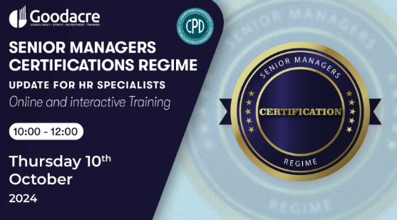 Join our webinar: #FinancialServices &amp; #SMCR Regulatory Update for #HRSpecialists on Thurs 10th Oct, 10:00-12:00. Learn about key changes to SMCR, #ConsumerDuty, and D&amp;I. Ideal for HR pros. £299, 2 CPD hrs. Book now: goodacreuk.com/training/forth… #SMCR #FinancialRegulation #Training