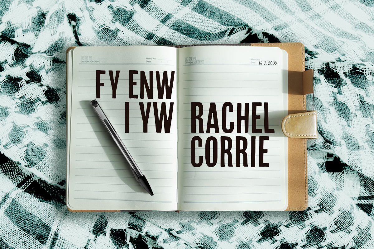 TheatrCymru's tweet image. Fy Enw i yw Rachel Corrie 

In 2003, activist Rachel Corrie was killed by an Israeli Army bulldozer as she tried to protect a Palestinian home.  

Based on Rachel's writings, this is the first time this stirring monologue has been presented in Welsh. 

theatr.cymru/en/shows/fy-en…