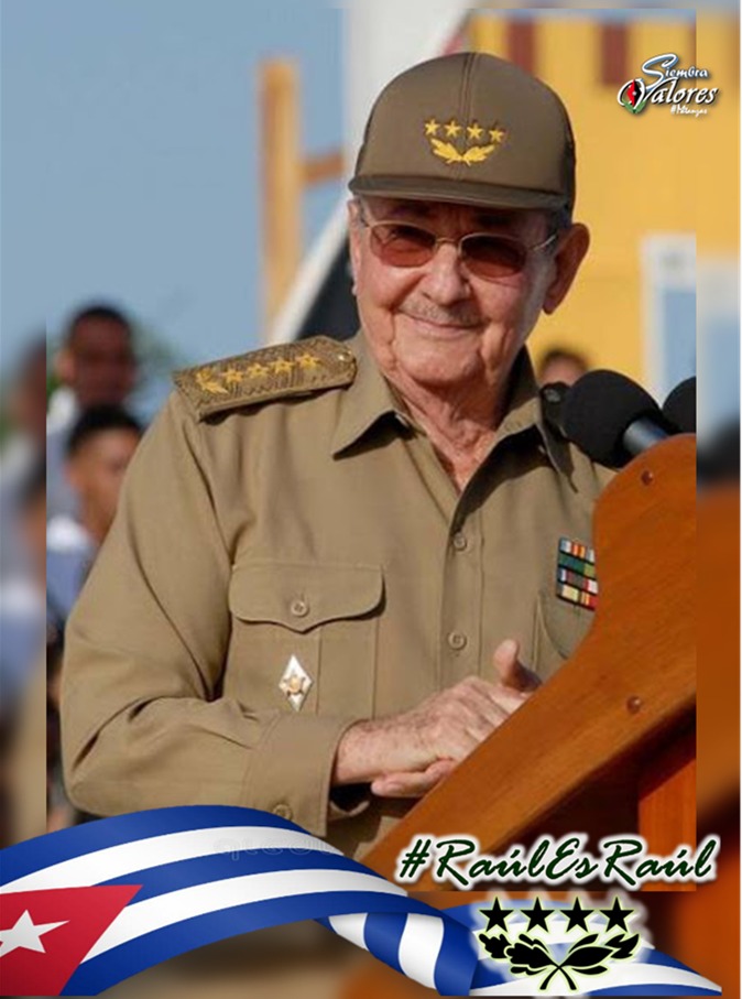 Raúl un hombre en revolución 
#RaúlEsRaúl