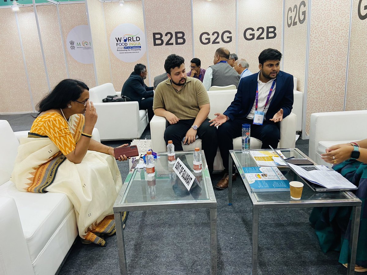 indext_a's tweet photo. #WorldFoodIndia2024 #Gujarat
G2B Meeting with “BADHO”
On opportunities and potential for creating a sustainable supply chain model in Gujarat.
#indexta
#GoG
#mofpi
#icar #gujagridept
#trending #viksitbharat2047
#ficci #gaicl
#event https://t.co/wlQZLAkfk6