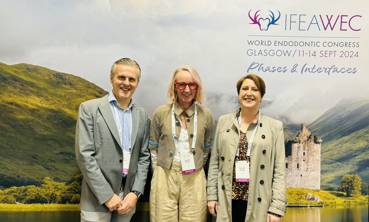 AMBER’s Denise Carthy, Deirdre Caden &amp; Prof Hal Duncan at World Endodontic Congress

We are investing in development of Next-Generation Regenerative Dental Restorative Solutions &amp; looking for industry partner(s) to collaborate &amp; co-fund👇🏻#bioengineering 

ambercentre.ie/2024-2025-camp…