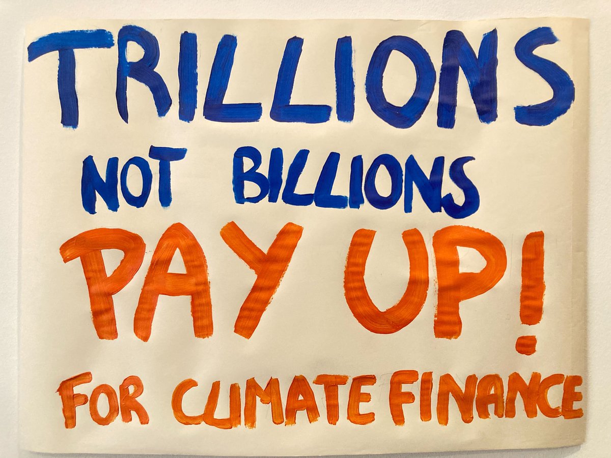Rich countries, elites, and corporations owe a climate debt for endangering the world with their carbon emissions.

It's time for the Global North to #PayUp $5 trillion/year to the Global South for the devastation caused!