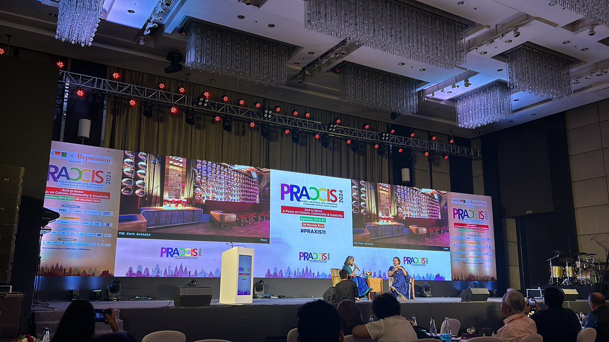 A whole lot of discussion about <a href="/parkhotelsindia/">THE Park Hotels</a> at #PRAXIS11