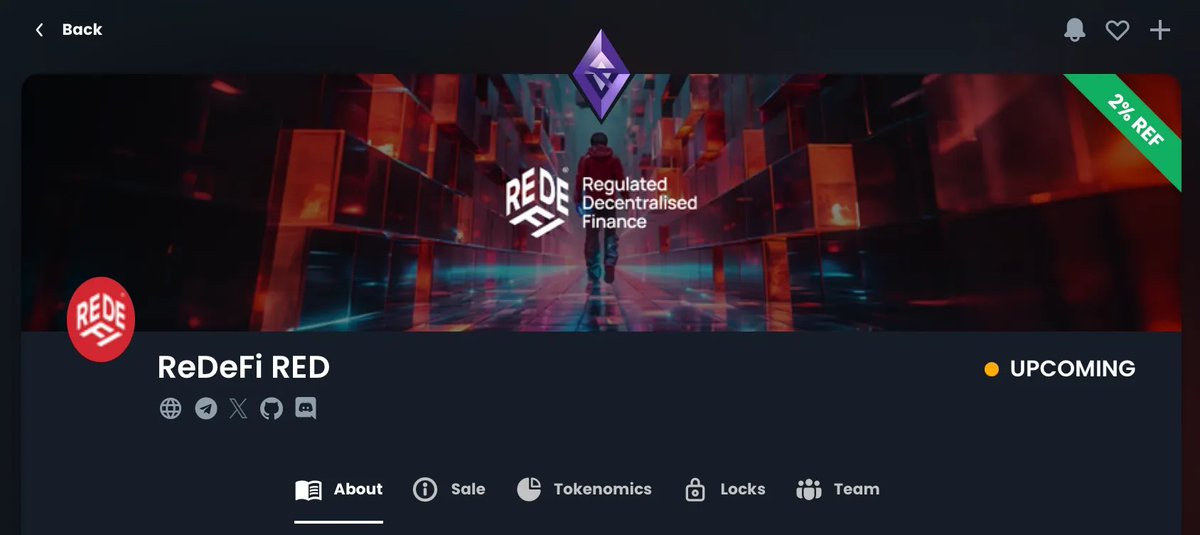 Presale RED token, innovative tokenised deposit solution Onchain Money, banks, financial institutions, businesses. Layer-1 and Layer-2 blockchain. 

RED is the core token of ReDeFi Layer-2 privacy-focused blockchain aiming to connect with traditional finance.