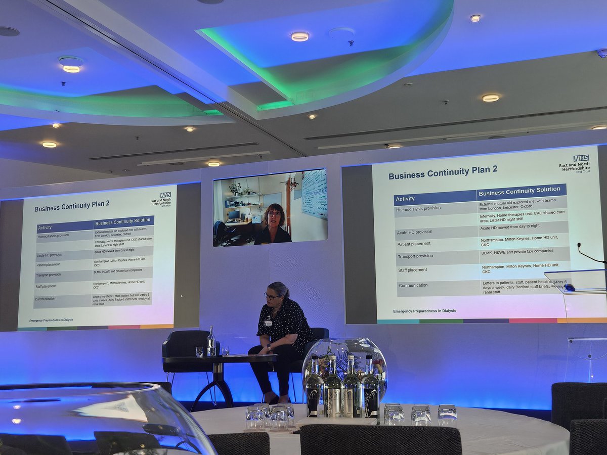 Usama Butt (@dr_usama_butt) on Twitter photo <a href="/SandraCruicksh5/">Sandra Cruickshank💙</a> presenting <a href="/enherts/">East and North Hertfordshire Teaching NHS Trust</a> journey through major incident disrupting dialysis service and exemplary response from the team to keep the patients safe.
@DialysisSociety <a href="/praveenjeeva/">Praveen Jeevaratnam</a> <a href="/sayitmyway/">Siva Sridharan</a> <a href="/SandraCruicksh5/">Sandra Cruickshank💙</a> presenting <a href="/enherts/">East and North Hertfordshire Teaching NHS Trust</a> journey through major incident disrupting dialysis service and exemplary response from the team to keep the patients safe.
@DialysisSociety <a href="/praveenjeeva/">Praveen Jeevaratnam</a> <a href="/sayitmyway/">Siva Sridharan</a>