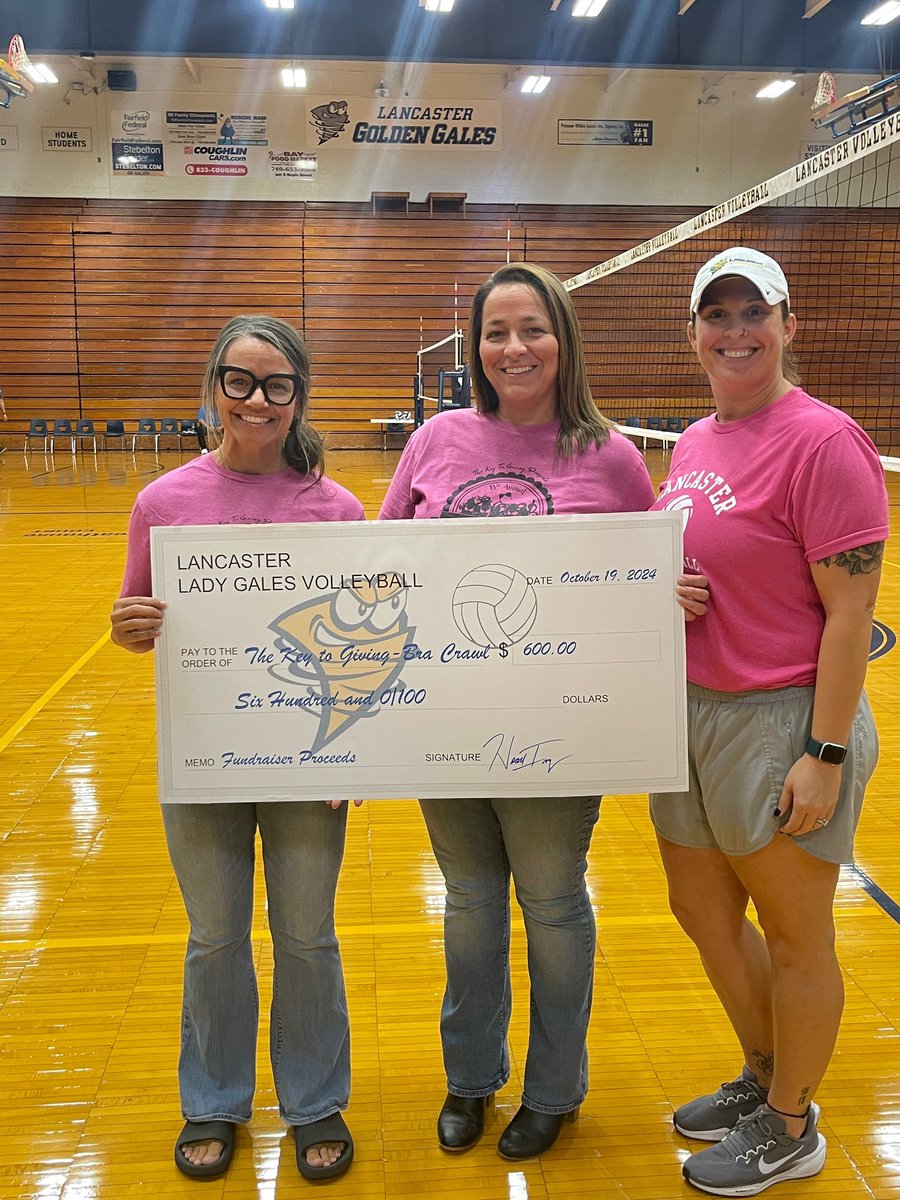 Thank you to the wonderful young ladies, coaches and board members for choosing The Lancaster Ohio Bra Crawl as your 2024 fundraising recipient. 
And what an amazing W tonight!
