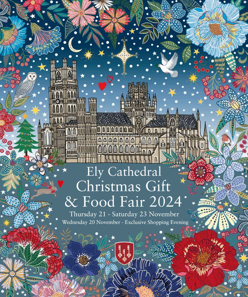 Just two months to go until our Christmas Gift and Food Fair! 

Tickets are available via our website: elycathedral.org/events/christm…