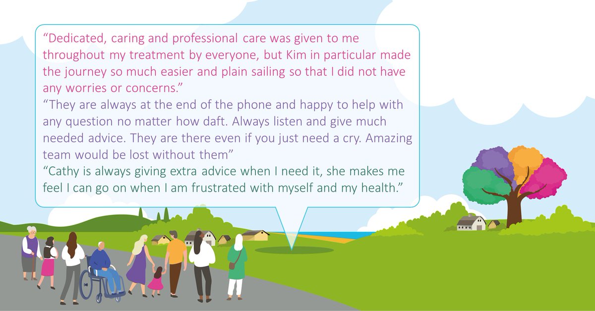 This weeks #FeedbackFriday is lovely comments left recently by patients regarding the care and treatment they received from their Colorectal Cancer Nurse Specialists🩵          

Well done to Kim, Cathy and Colorectal  Cancer Nurse Specialist team👏