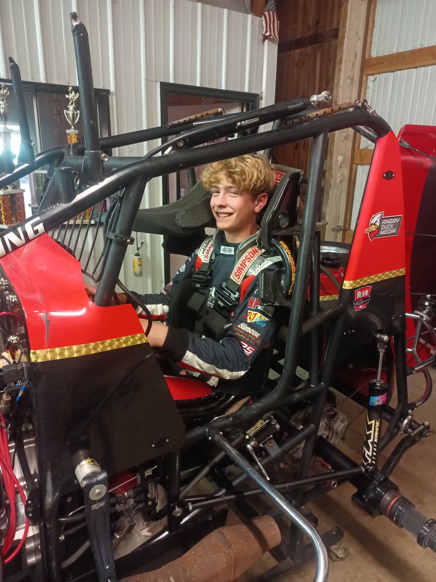 Well last night my boy got in a 410 for the first time. I was a nervous wreck all day, not because I felt he wasn't ready, but the fact I know what can happen. He didn't take long to get up to speed and by the end of the night was within a half second of the others #brightfuture
