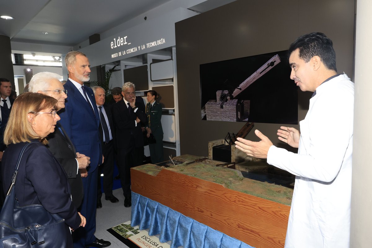 El Rey visita, junto al presidente de la República Italiana, Sergio Mattarella, la exposición de Agustín de Betancourt en el Museo Elder de la Ciencia y la Tecnología de Las Palmas de Gran Canaria.

➡️casareal.es/ES/Actividades…