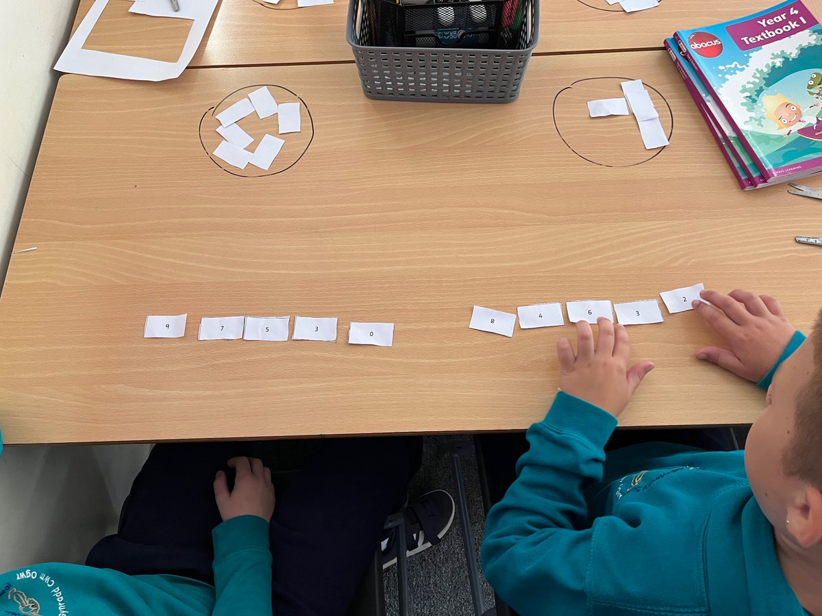 We’ve been playing Nice or Nasty in Maths. Some of us were making numbers to 10,000 and some of us numbers to 2 decimal places. You can give your partner a digit card to try and make it harder for them to win! #TheOVWay #article28