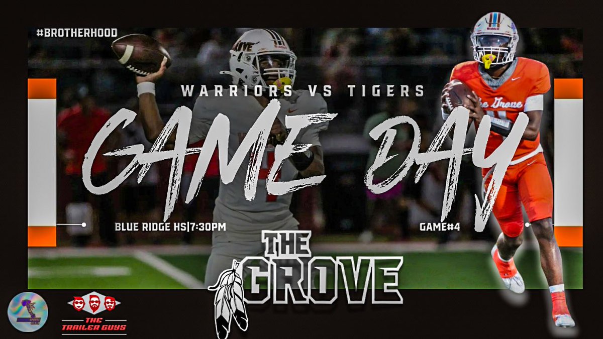 Sponsored by The Trailer Guys

🏈Game Day🏈
📆9/19/20
🆚Blue Ridge
📍Blue Ridge High School
⌚️7:30PM Kick Off

#brotherhood #FNL #texashsfootball #thegrove