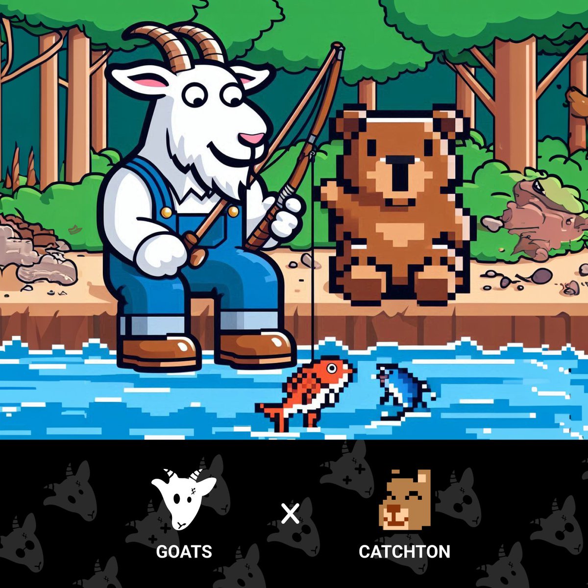 GOATS π (@goats_immortal) on Twitter photo YO, GOATS fam! We are chilling and healing up with a new homie in the house ππ£
Baa-hoo!!! Welcome our coolest buddy, CatchTON π£, to the GOATS quad!
Weβre hyped to announce our partnership with <a href="/CatchTON_app/">CatchTON π»</a> π£, the mini-game beast on Telegram, lets you stack $FISH and other YO, GOATS fam! We are chilling and healing up with a new homie in the house ππ£
Baa-hoo!!! Welcome our coolest buddy, CatchTON π£, to the GOATS quad!
Weβre hyped to announce our partnership with <a href="/CatchTON_app/">CatchTON π»</a> π£, the mini-game beast on Telegram, lets you stack $FISH and other